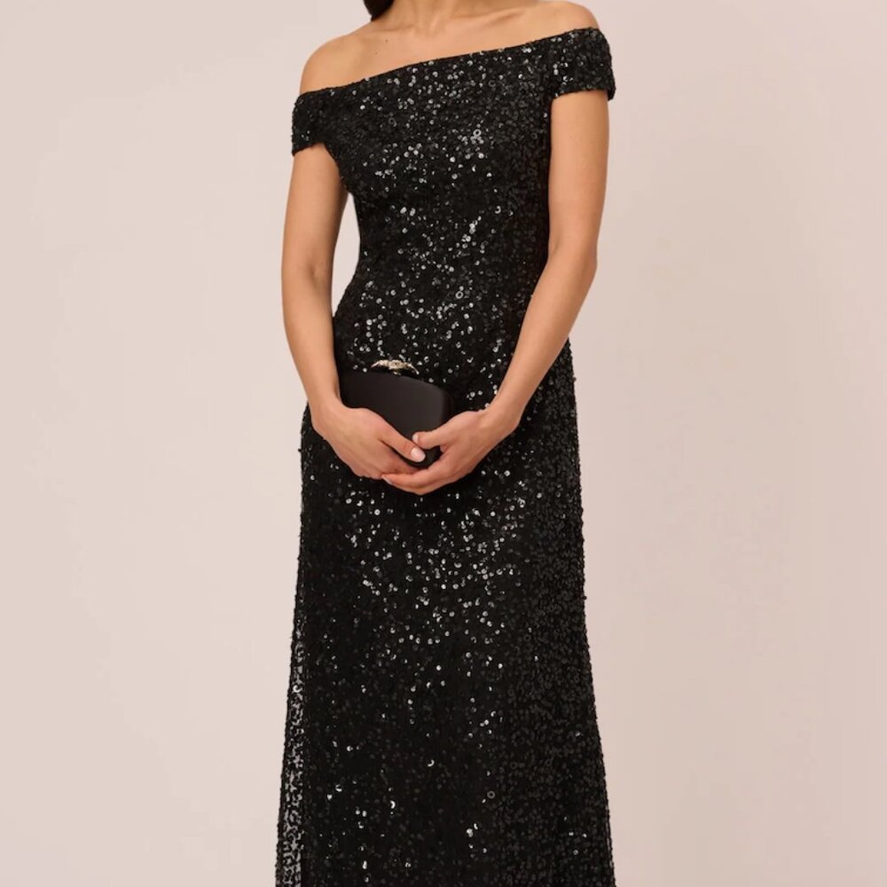 Sequin Beaded Gown | Adrianna Papell